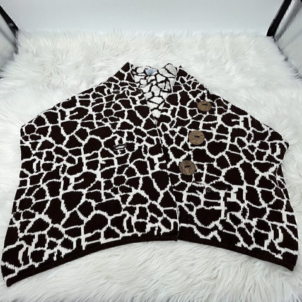 Emma G Sweater Cape Poncho Wrap Women's 17" Width 63" Length (Tip to Tip)